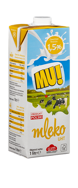 MU! UHT milk 1,5%